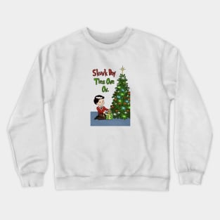 Skunk Boy Ties One On Crewneck Sweatshirt